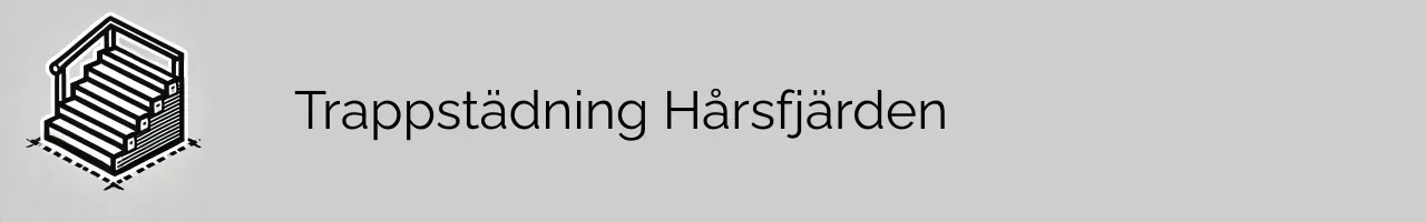 Trappstädning Hårsfjärden