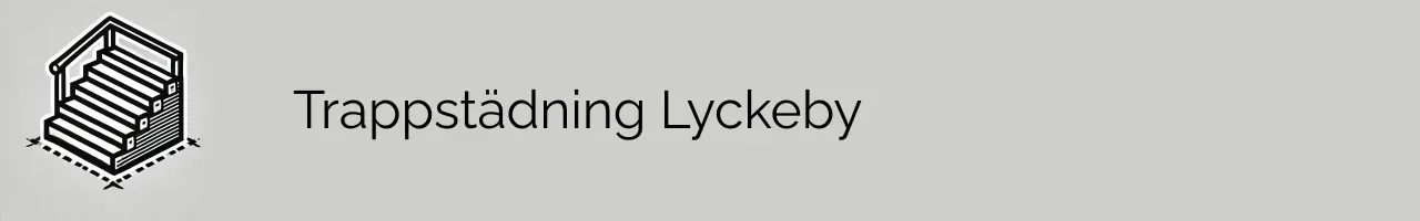 Trappstädning Lyckeby